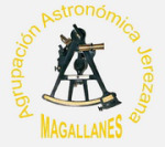 logo asociación astronómica jerezana magallanes